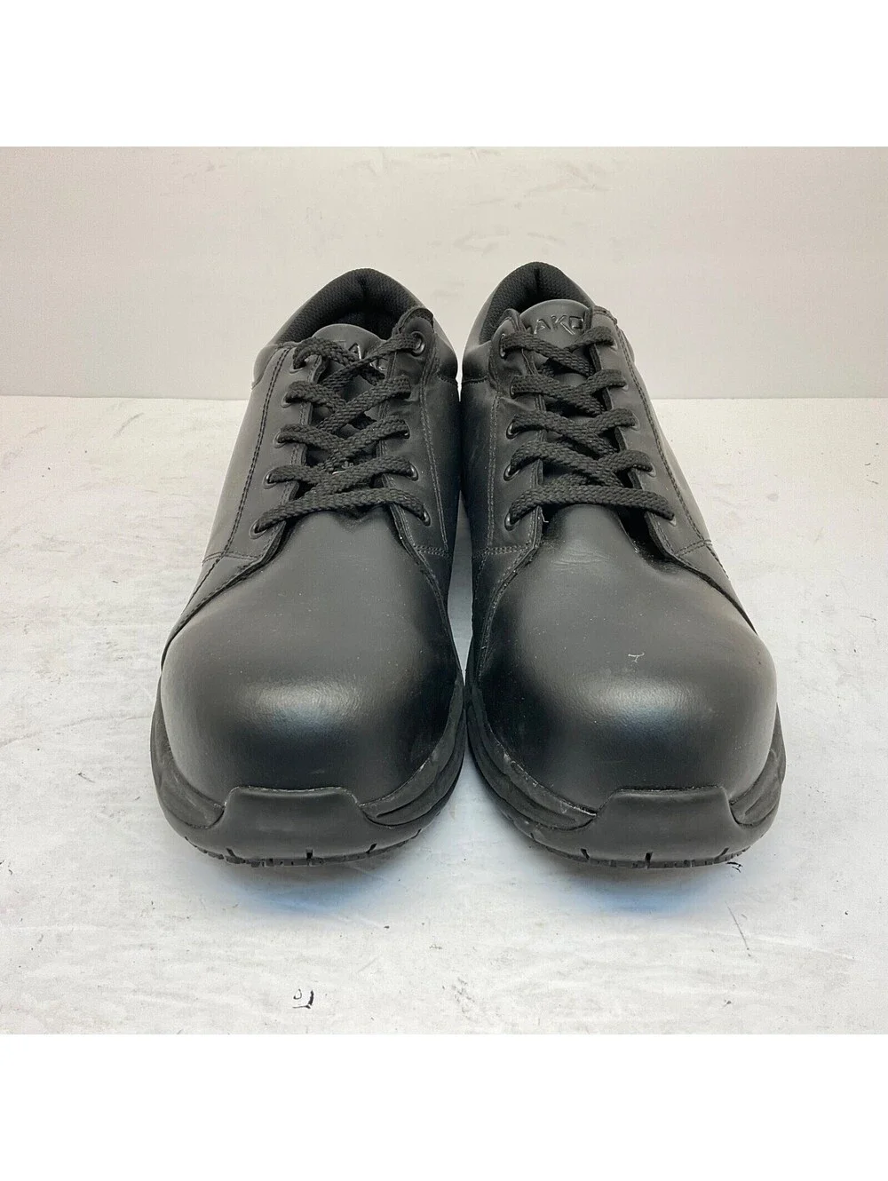 Dakota Men's Lace-Up Steel Toe Sport Oxford Shoes 3021 Black Leather Size 11M